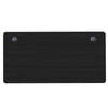 Black 47” x 24” universal tabletop featuring a smooth surface and rounded corners, perfect for creating a custom.