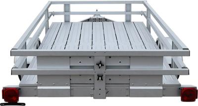 Stirling Kit Trailer 4 x 8 ft 885 lb. Capacity with Rail Sides Plank Floor Ramps New