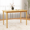 48 Inch Solid Wood Dining Table with Rubber Wood Supporting Legs for Kitchen Dining Room-Natural - Gallery View 1 of 10