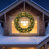 48 Inch Large Pre-Lit Artificial Christmas Wreath-2 Pieces - Gallery View 1 of 10