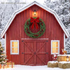 48 Inch Large Pre-Lit Christmas Wreath with 200 Warm White LED Lights Set of 1 - Gallery View 1 of 8