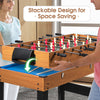 48-inch 3-in-1 multi combo game table featuring a stackable design for space saving, ideal for game rooms.