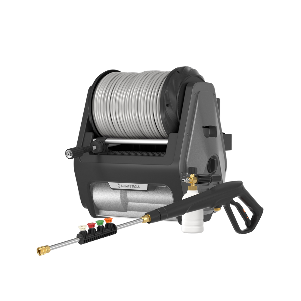 Giraffe Tools Grandfalls PRO Special Edition Retractable Pressure Washer 3400 PSI 1.2 GPM 100ft New