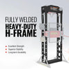 30 Ton H-Frame Air/Hydraulic Shop Press with Hand Winch & Press Pin Kit,  Fully Welded Steel Frame,  Safety Guard,  Foot Pedal Control,  HSP30