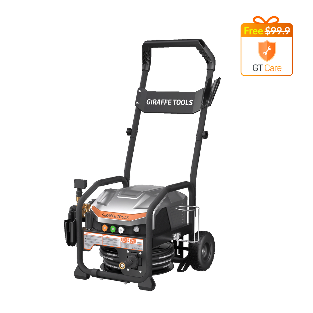 Giraffe Tools Crossfalls Ultra Retractable Pressure Washer 1650PSI 2.6GPM 50FT New