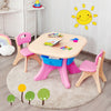 In/Outdoor 3-Piece Plastic Children Play Table & Chair Set - Gallery View 1 of 11