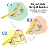Foldable wooden climbing triangle ladder with adjustable height, suitable for kids' climbing and sliding indoors.