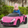12V 2.4G RC Electric Vehicle with Lights-Pink - Gallery View 1 of 12