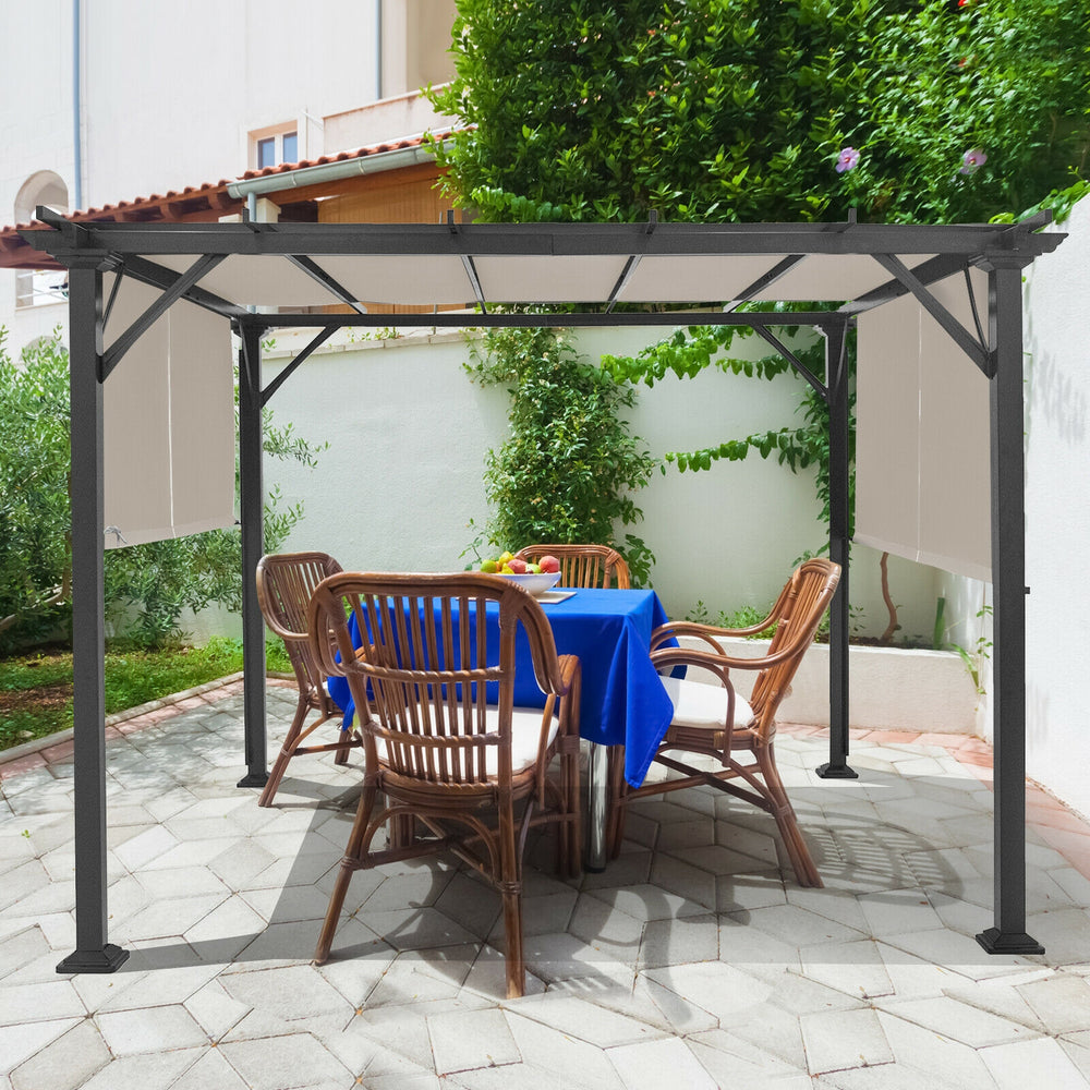 16' x 4' 2Pcs Universal Replacement Canopy for Pergola Structure Sun Awning - Gallery View 1 of 9