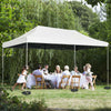 Set of 4 weather-resistant 20lbs canopy weights with no-pinch design, ideal for securing tents at outdoor events.