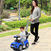 3 In 1 Ride on Push Car Toddler Stroller Sliding Car with Music-Blue - Gallery View 1 of 12