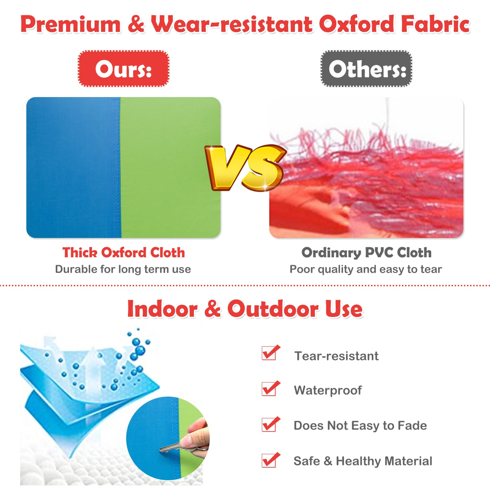 Inflatable water slide bounce house with Oxford fabric, featuring a climbing wall and splash pool for summer fun.