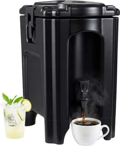 Costway 4.4 Gallon Insulated Beverage Dispenser w/ Handles Drip-Proof Faucet 58332891 New