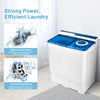Costway Semi-Automatic Washer Dryer Machine Portable with Built-in Drain Pump New