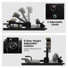Adjustable height cushion and foot holder of the 8-in-1 Home Gym Multifunction Squat Fitness Machine for versatile.