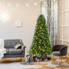 Artificial Hinged Christmas Tree with Remote-controlled Color-changing LED Lights-6' - Gallery View 1 of 12