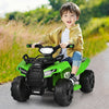 6V Kids ATV Quad Electric Ride On Car with LED Light and MP3-Green - Gallery View 1 of 11