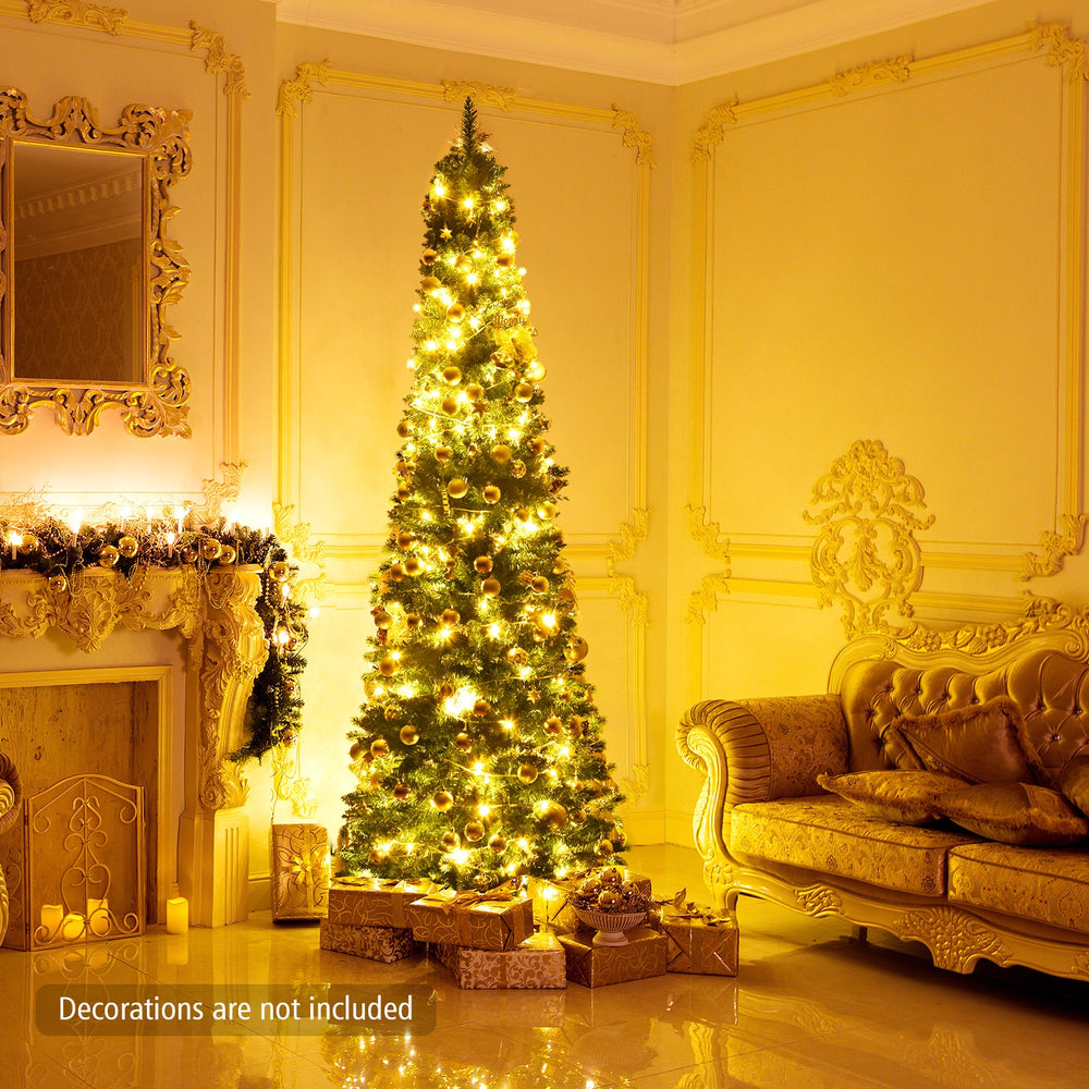 PVC Artificial Slim Pencil Christmas Tree-8 Feet - Gallery View 1 of 9