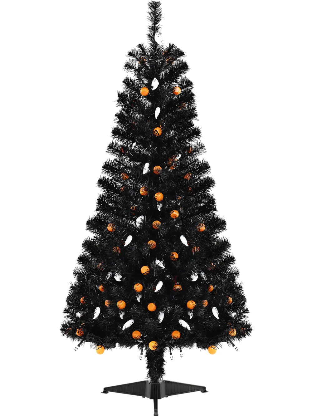 4.5 Feet Artificial Halloween Tree with 6 Lighting Modes and 5 Musics