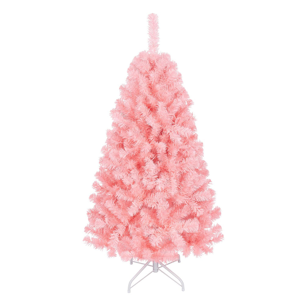 4.5 FT Pre-Lit Pink Christmas Tree with 500/250/140/750 Warm White LED Lights - Gallery View 1 of 1
