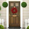 2 Pieces 15.7 Inch Artificial Boxwood Topiary Ball Tree Set - Gallery View 1 of 12