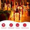 Lighted Christmas gift boxes with 60 LED lights, waterproof design, perfect for indoor and outdoor holiday decor.