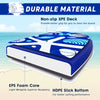 Lightweight 41-inch bodyboard with XPE deck, EPS foam core, and HDPE slick bottom for excellent buoyancy and durability.