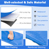 Thick padded 15 feet trampoline spring cover in multicolor, made of waterproof PVC and PE for safe jumping.