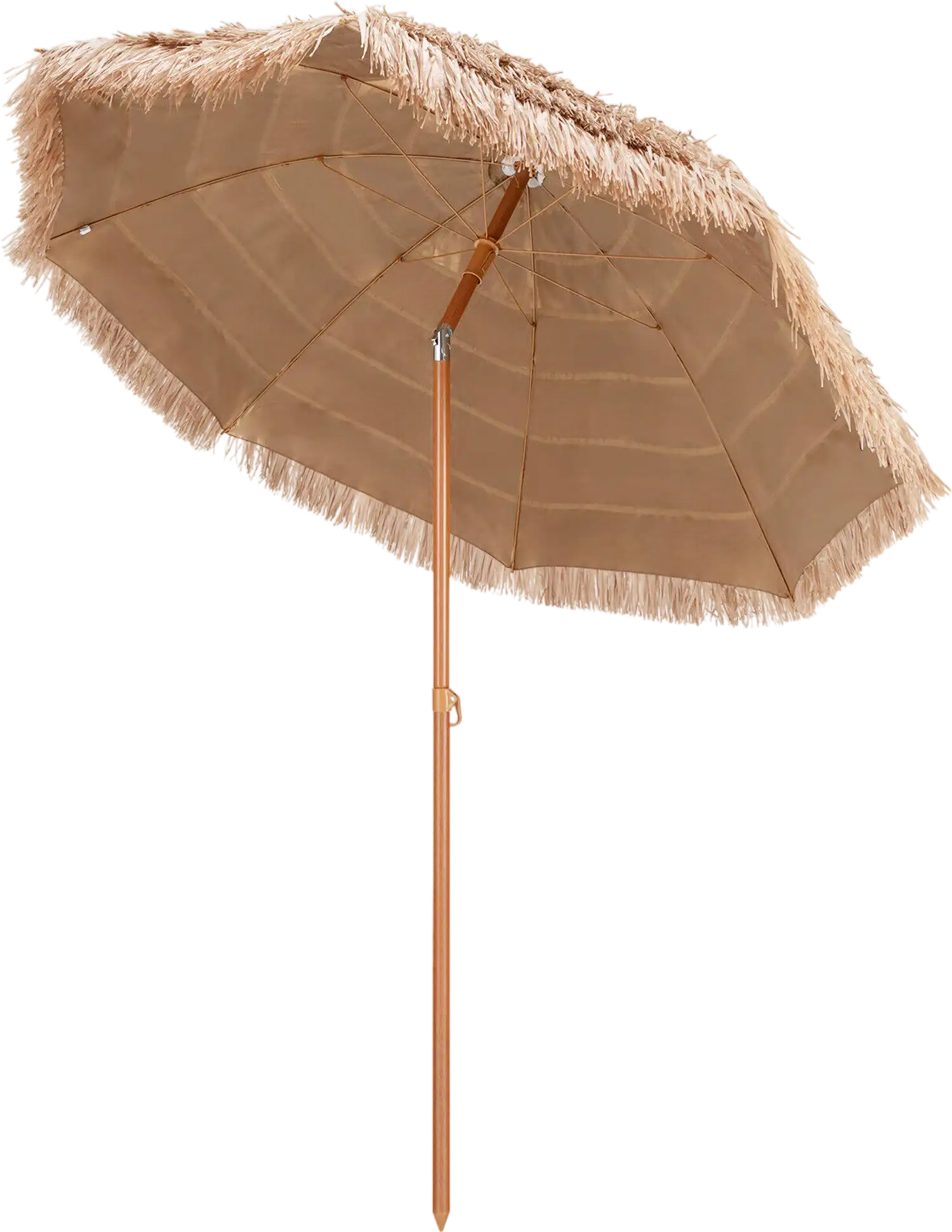 Costway 7.2' Patio Thatched Tiki Beach Umbrella 92356817 New