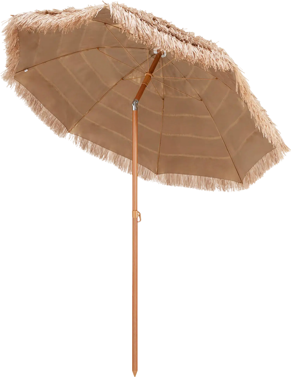 7.2 Feet Patio Thatched Tiki Umbrella Hawaiian Hula Beach Umbrella
