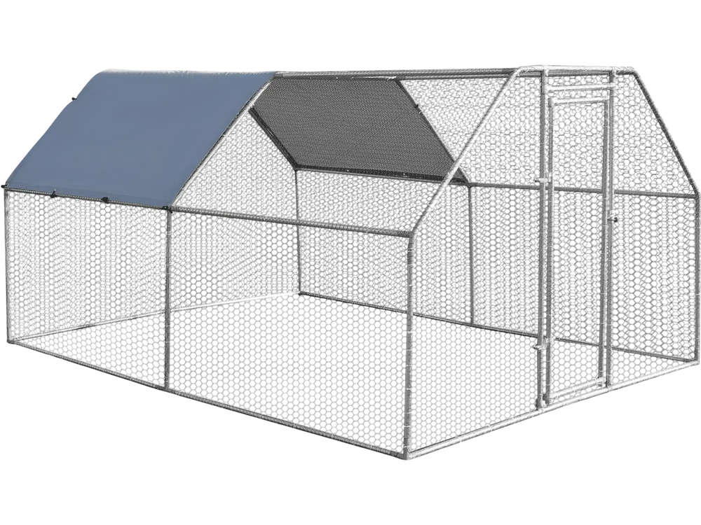 9.5 x 12.5 Feet Large Walk In Chicken Coop Run House