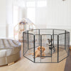 8 Metal Panel Heavy Duty Pet Playpen Dog Fence with Door-48 inches - Gallery View 1 of 10