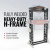 50 Ton H-Frame Air/Hydraulic Shop Press with Hand Winch & Press Pin Kit,  Fully Welded Steel Frame,  Safety Guard,  Foot Pedal Control,  HSP50