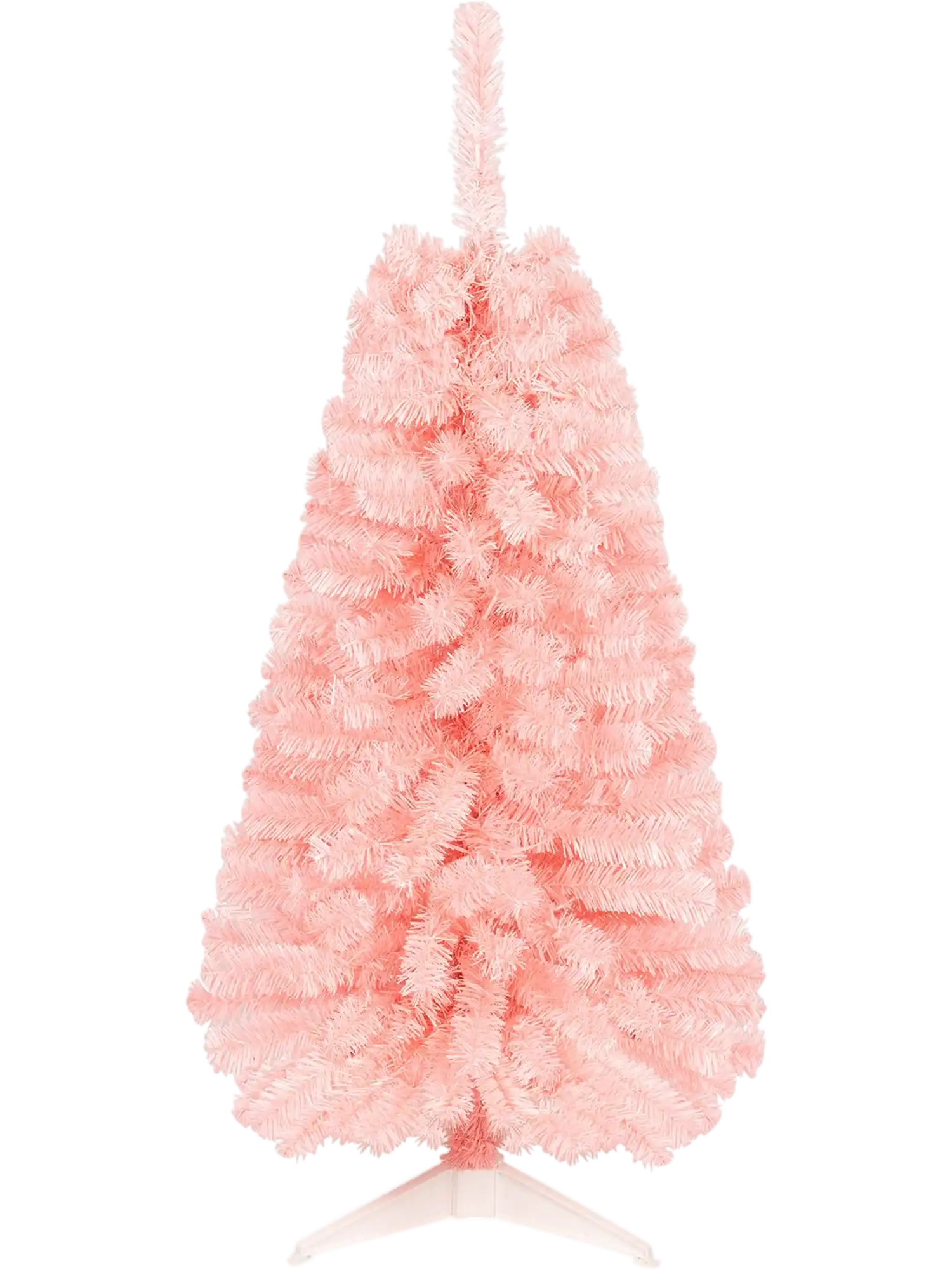 Costway 4' Artificial Christmas Tree 110 Tips 50 Warm White LED Lights 62476534 New