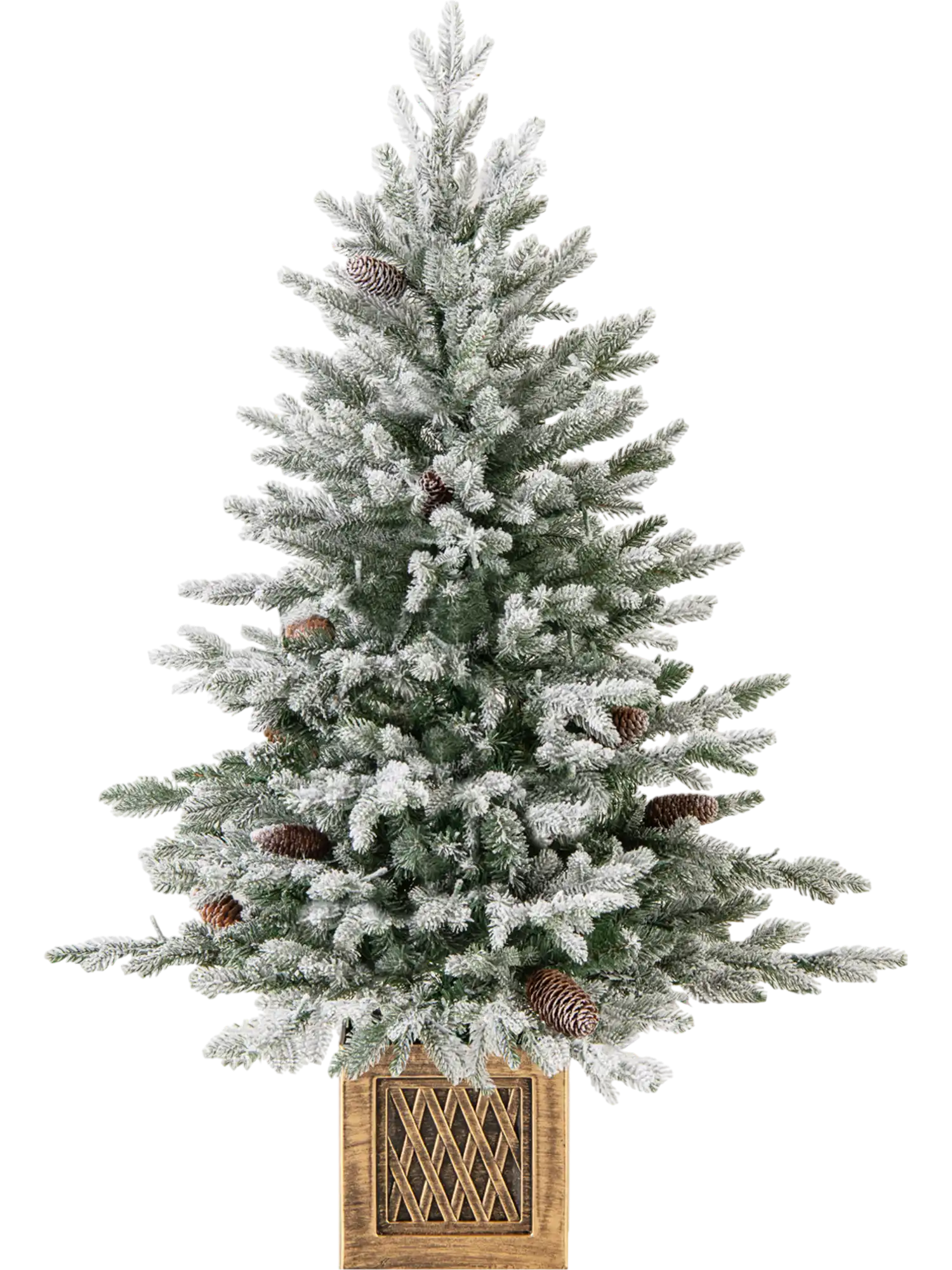 Costway 4' Pre-Lit Artificial Entrance Christmas Tree 100 LED Lights 72391684 New