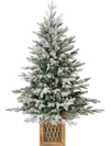 4 FT Pre-lit Artificial Entrance Christmas Tree 100 LED Lights