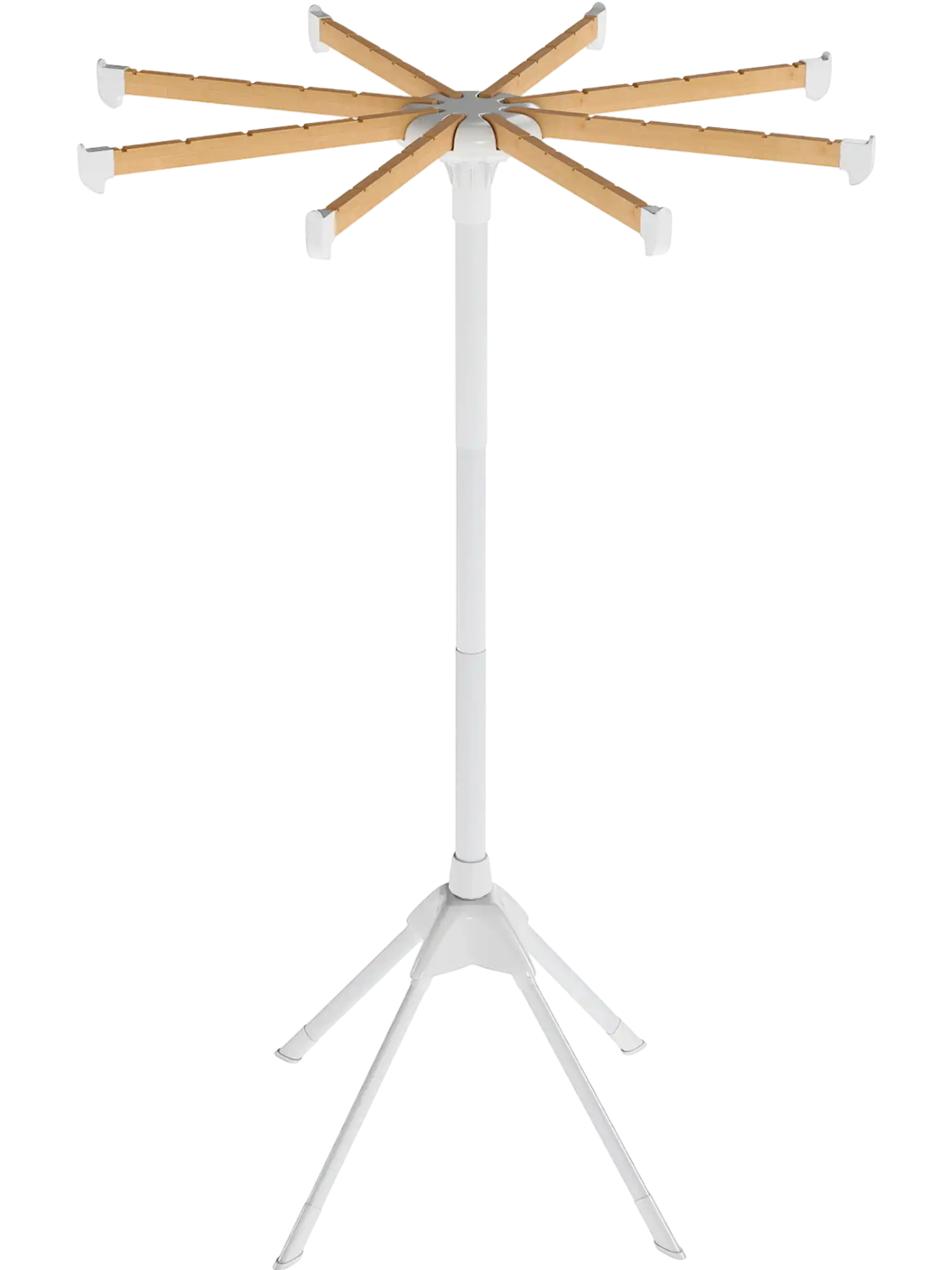Costway Foldable Clothes Drying Rack w/ 8 Bamboo Rods & 40 Hanger Slots 91596233 New