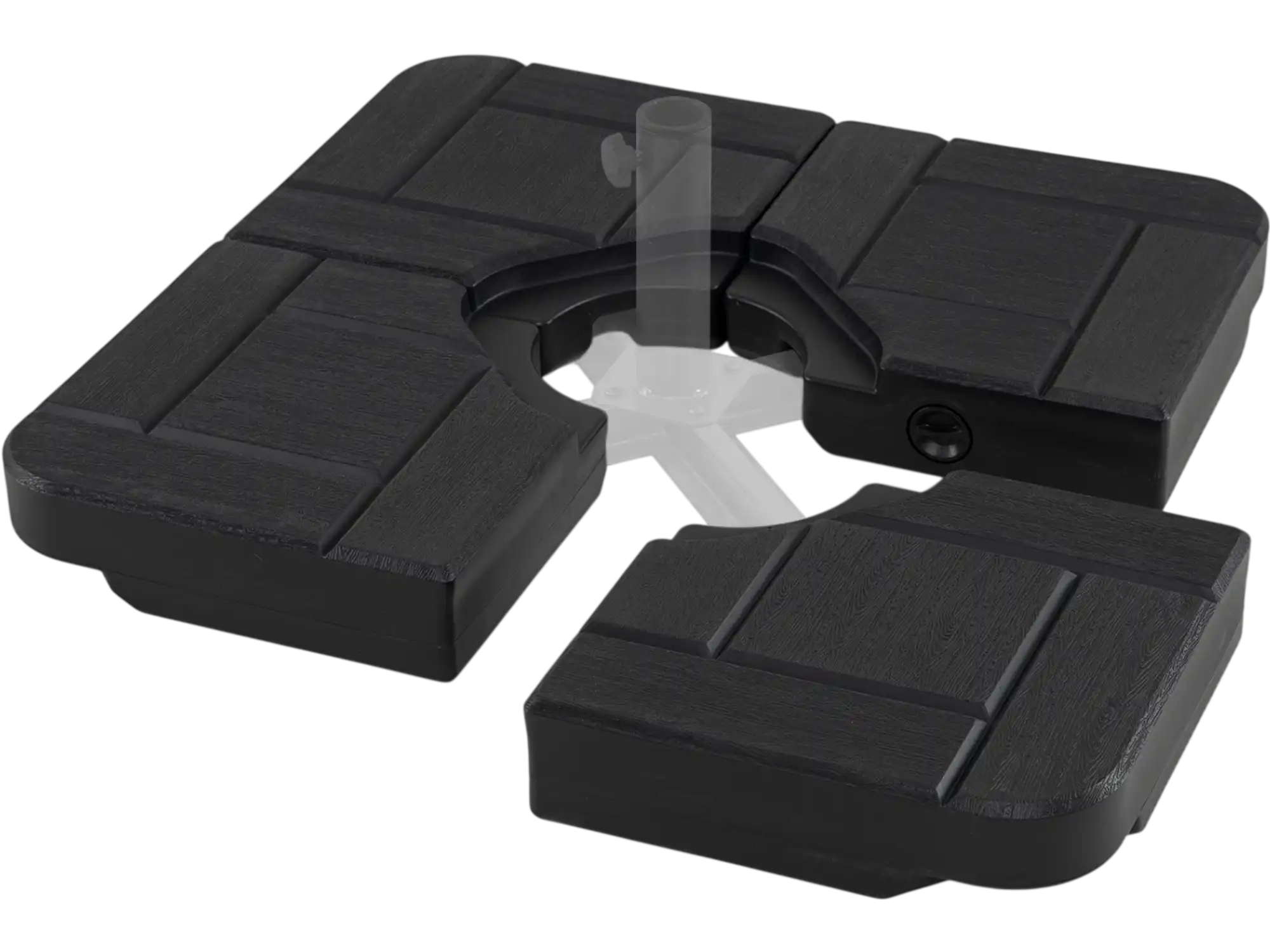 Costway 4-Piece 188 lbs Cantilever Offset Patio Umbrella Base 85393035 New