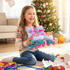 4-Size Adjustable Illuminating Kids Inline Skates with Light Up Wheels-Blue and Pink - Gallery View 1 of 10