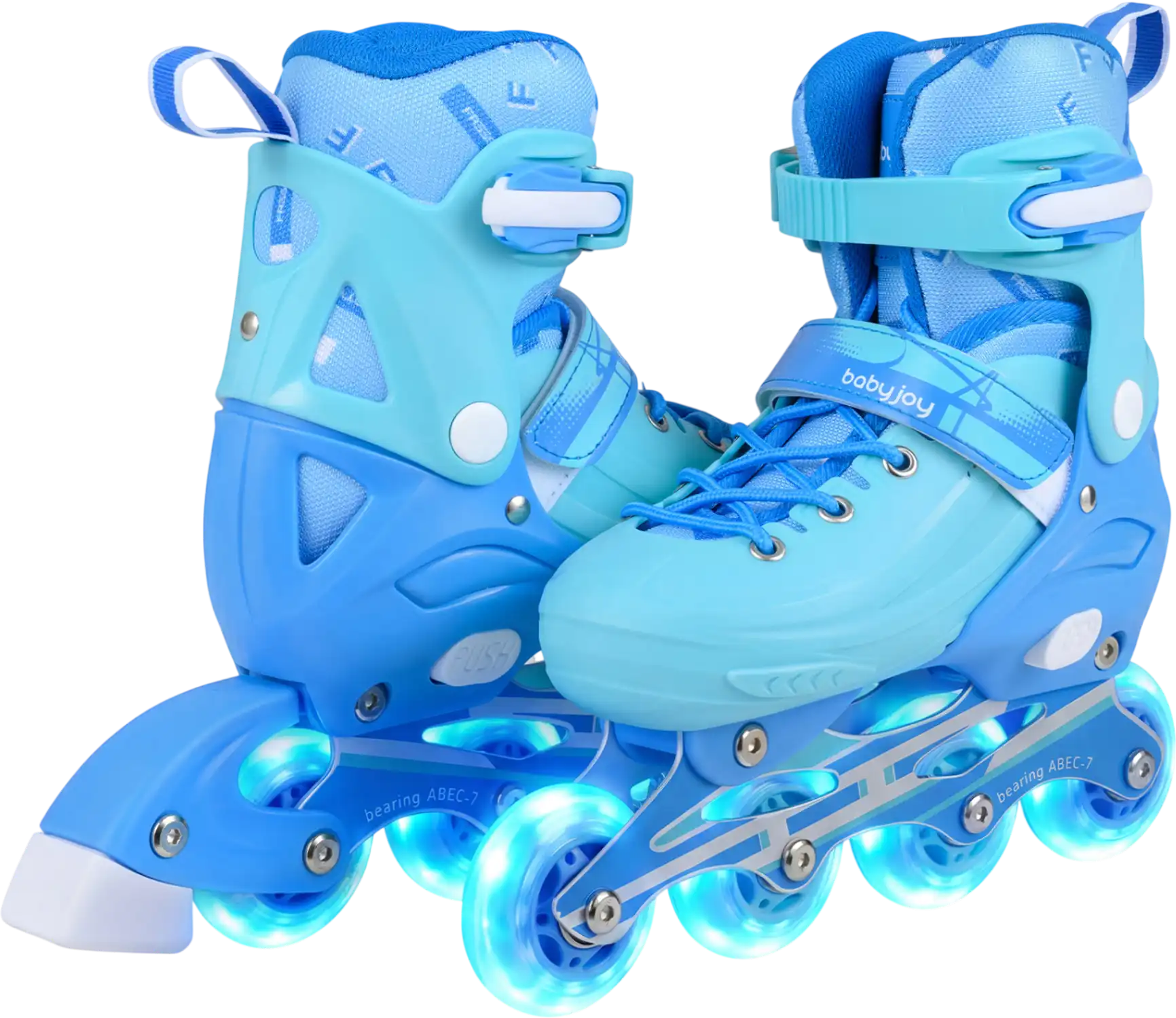 Costway Adjustable Light-Up Inline Skates for Toddlers Ages 5-7 81621926 New