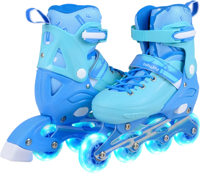 Costway Adjustable Light-Up Inline Skates for Toddlers Ages 5-7 81621926 New