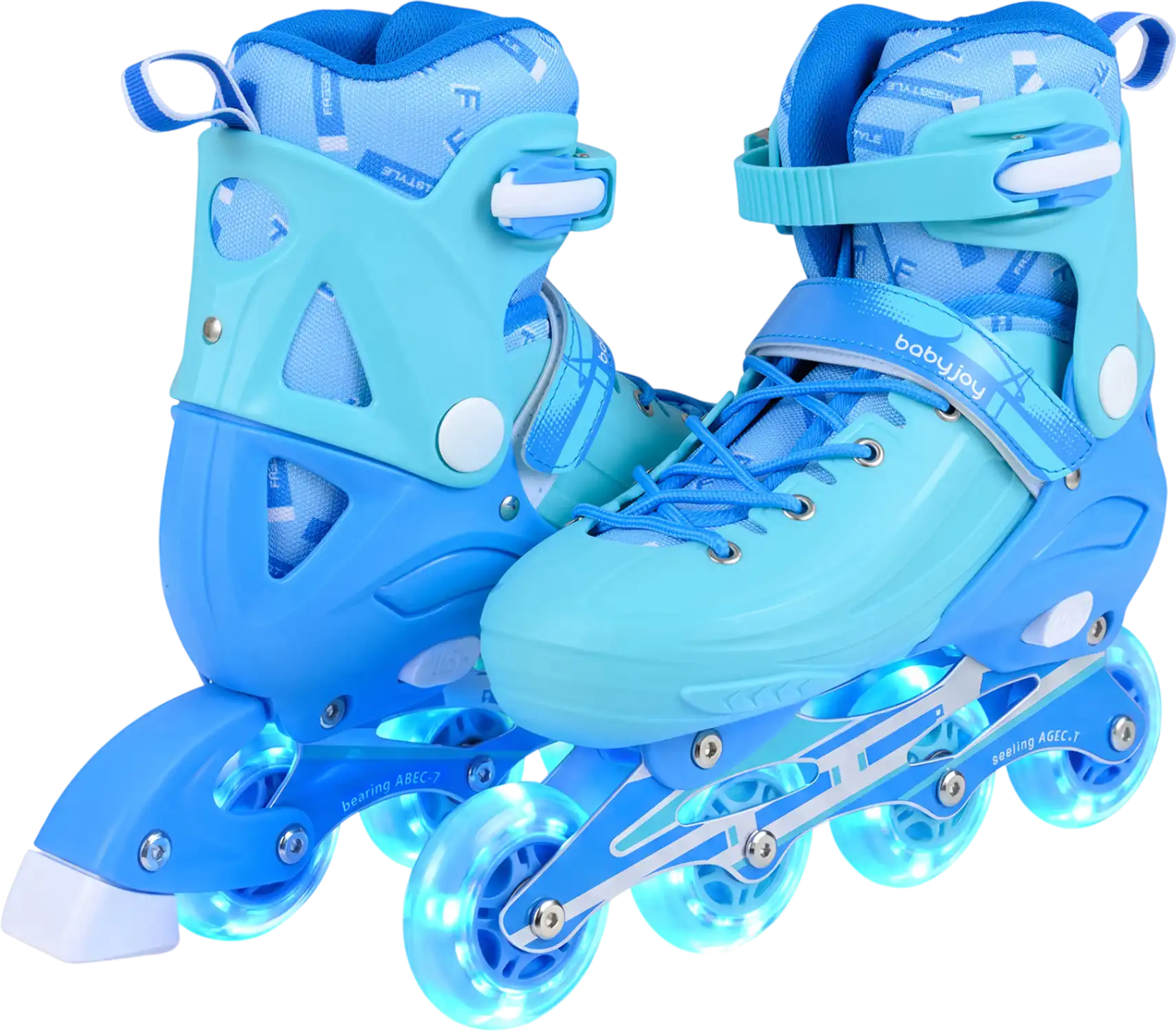 Costway Adjustable Light-Up Kids Inline Skates Ages 7-9 13240748 New