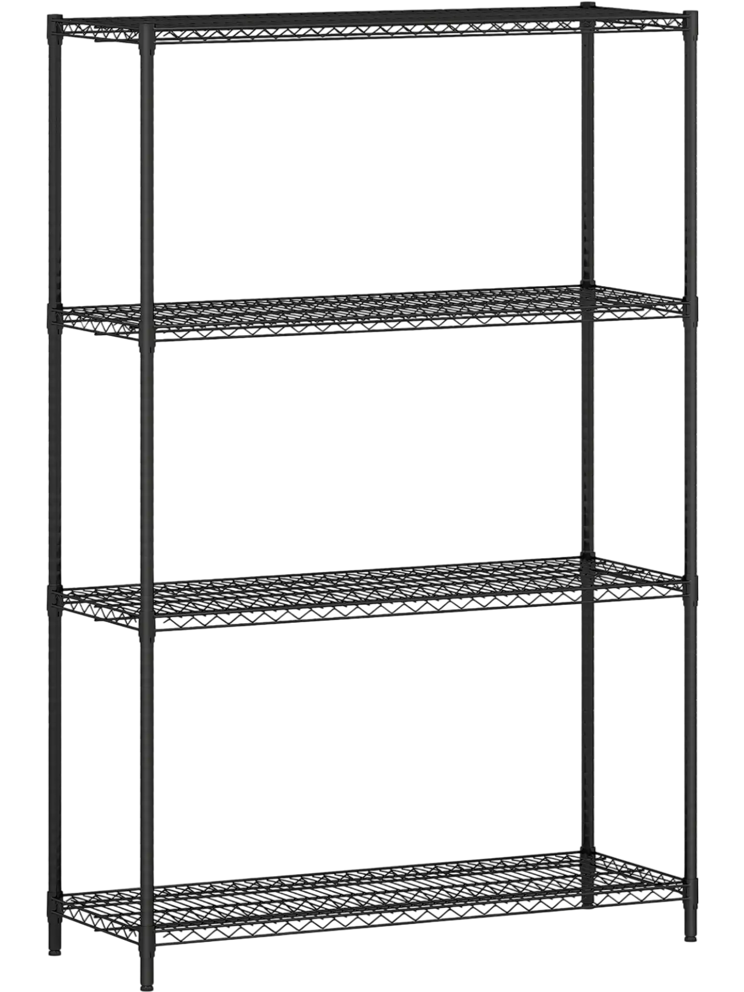Costway 4-Tier Metal Storage Shelving Unit V-Shaped Wire Baker's Rack 36584252 New