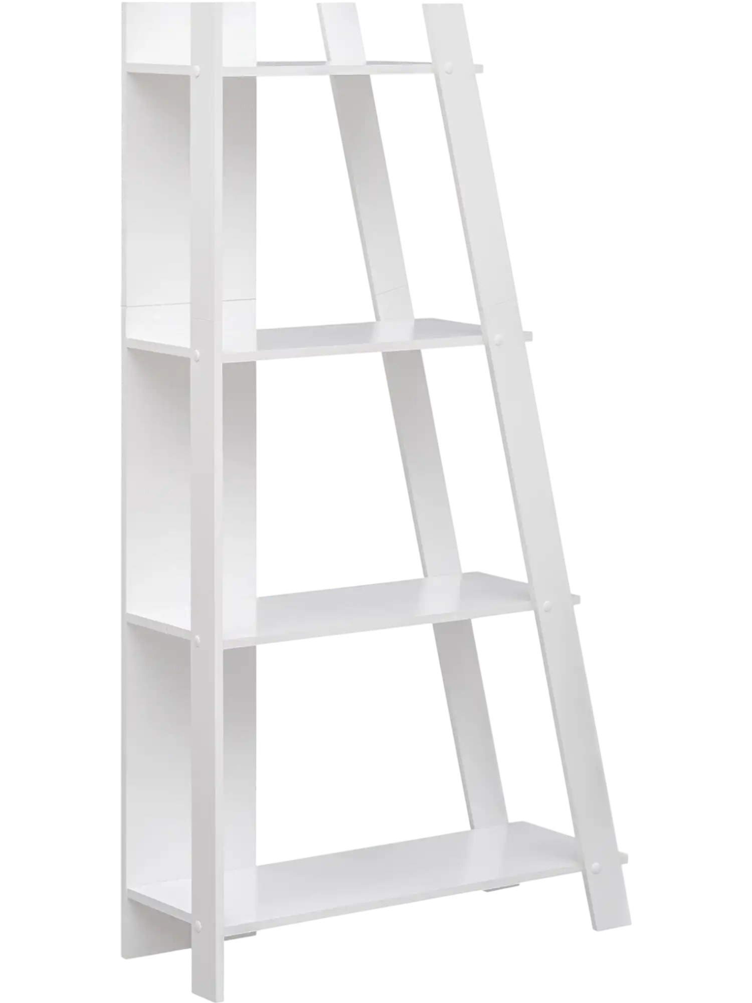 Costway 4-Tier Modern Wooden Vertical Bookshelf Display Bookcase Small Space 55563499 New