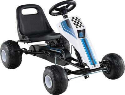 Costway Kids 4-Wheel Pedal Go Kart Ride On Toy w/ Steering Wheel & Handbrake 20818336 New
