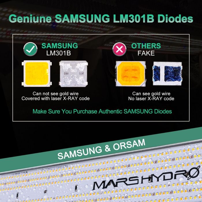 MARS HYDRO SP 3000 LED Grow Light Samsung LM301B Osram 300W New