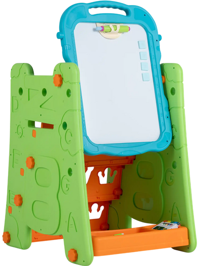 Costway 4-in-1 Kids Art Easel Double-Sided Magnetic Board 31432480 New