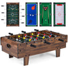 4 in 1 Combo Game Table Set featuring foosball, billiards, table tennis, and hockey for family fun and gatherings.