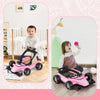 4-in-1 Foldable Activity Push Walker with Adjustable Height-Purple - Gallery View 1 of 10