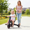 4-in-1 Foldable Toddler Tricycle with Push Handle with Adjustable Seat-Pink - Gallery View 1 of 13